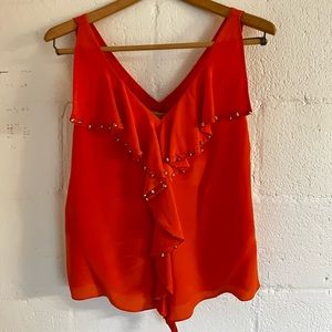 Leifsdottir Beaded Silk Tank